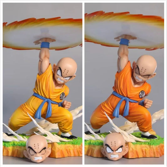 Figura de Anime Dragon Ball, Kienzan Krillin, Figura de PVC, Figuras de Acción, Colección de Estatuas, Modelo de Juguete, Regalo