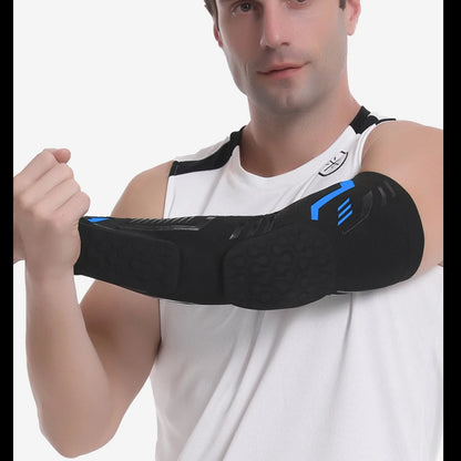 1 Pcs Sports Padded Arm Sleeve Protective Compression Elbow Pad for Basketball, Football, Volleyball, Soccer, and Gym Sport Arm Guards Home
