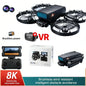 Dron M8 GPS FPV con Cámara 8K, Quadcopter Plegable con Motor sin Escobillas, Evitación de Obstáculos de 360 Grados, WiFi FPV, Retorno Automático RC para Adultos