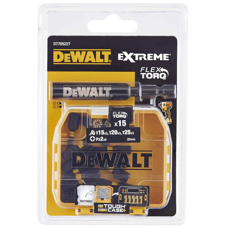 DEWALT Original DT71511 DT70522T DT70577T Impact Screwdriving Set Bit Holder Mixed Set Tool Accessories