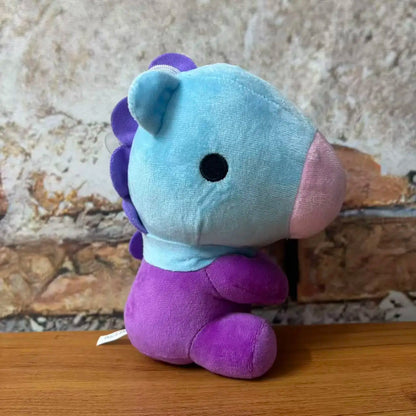 Juguetes de Peluche BTed 21, Mini Llavero Kawaii, Colgante de Anime, Adorno para Niños de 12-22 cm, Periféricos BT, Muñeco de Peluche Suave, Regalo