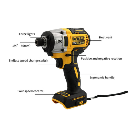 DEWALT DCD887 Cordless Brushless Electric Screwdriver Drill Tool Power Tool for Removing Screws and Drilling