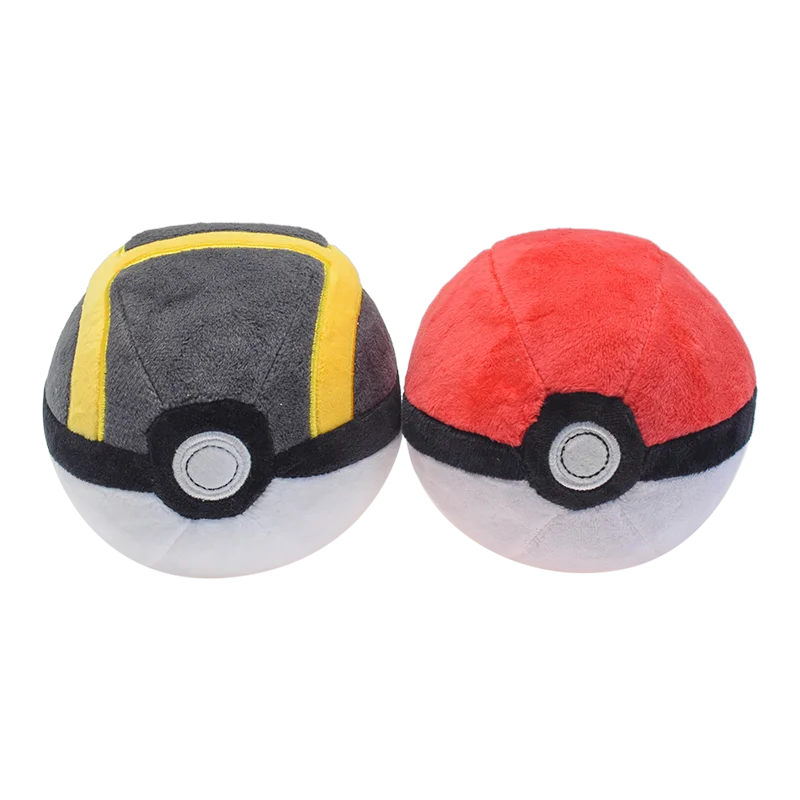 Master Ball Great Ball Ultra Ball Poké Ball juguetes de peluche animales de peluche suaves mochila de dibujos animados colgante decoración juguete cumpleaños