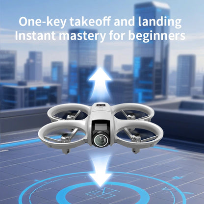 Mini Dron H135 4K Profesional con Cámara Dual, Modo Sin Cabeza, Evitación de Obstáculos, WiFi FPV, Dron 360 °   Helicóptero de Juguete RC Quadcopter