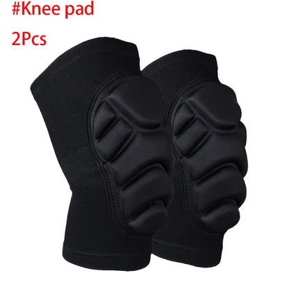 Rodilleras profesionales para hombres y mujeres, rodillera con esponja gruesa que absorbe los golpes, soporte para rodilla y codos, 2 uds.