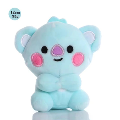 Juguetes de Peluche BTed 21, Mini Llavero Kawaii, Colgante de Anime, Adorno para Niños de 12-22 cm, Periféricos BT, Muñeco de Peluche Suave, Regalo