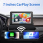 Universal Portable CarPlay Car Screen, Car Radio Multimedia WiFi Video Player, Wireless CarPlay Display for Apple or Android