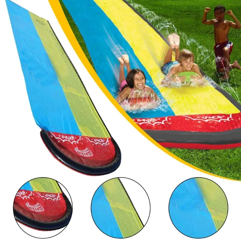 Juguetes inflables para patio al aire libre, tobogán de agua, juguete de agua para jardín de verano, amigo familiar, deslizadores de agua interactivos, regalo