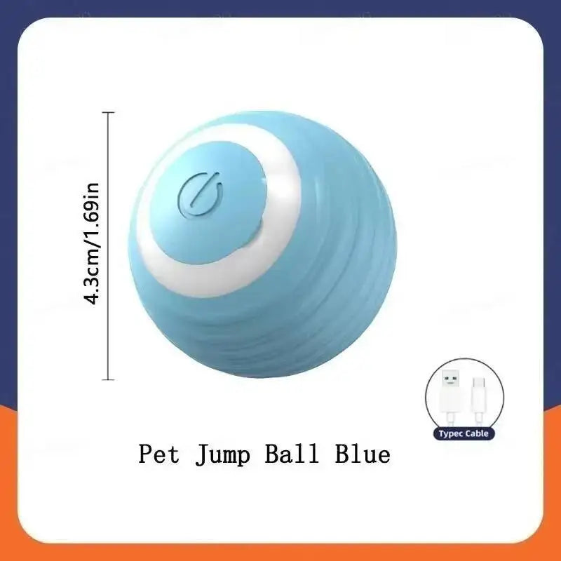 Smart Dog Toys Ball Electronic Interactive Pet Toy Moving Ball USB Automatic Moving Bouncing for Puppy Birthday Gift Cat Product