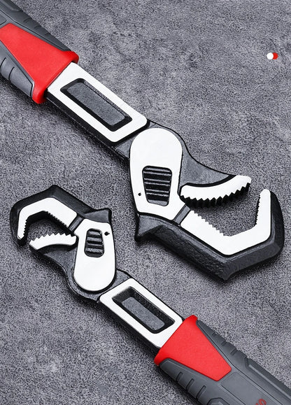 8/10inch Universal Multifunctional Self-Locking Wrench Fast Adjustable Wrench Car Repair Wrench Plumber Multi Hand Tool