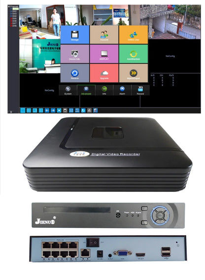 JIENUO 5MP Mini cámara IP Poe Audio Micro Cctv seguridad Video vigilancia IPCam interior Onvif HD red cámara doméstica ICSee Xmeye
