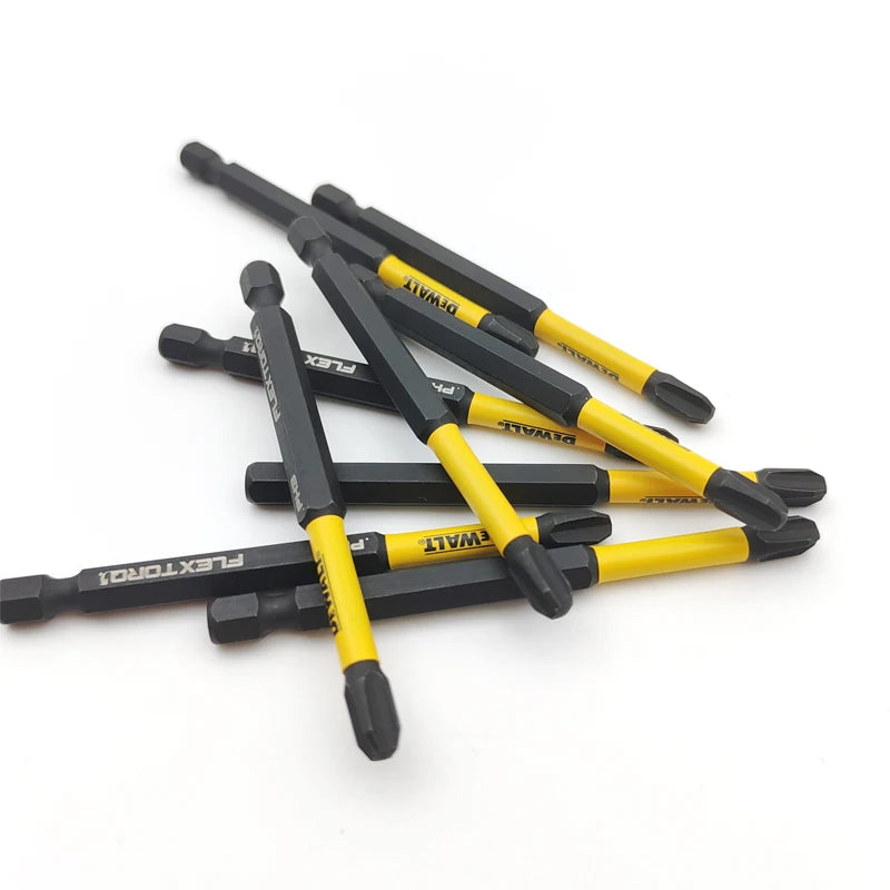 DEWALT Original PH2/PH3/SL8 Bits DWASLVMF2 DWA2PH2SL Hexagonal Sleeve Magnetic Ring Medium Small Box Set Tool Attachments