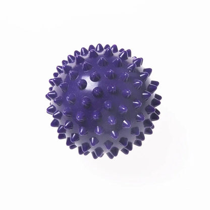 Bola de PVC para fisioterapia y Fitness, Bola de masaje con púas duras para aliviar la fascitis Plantar, equipo portátil, deportes de culturismo, 7cm