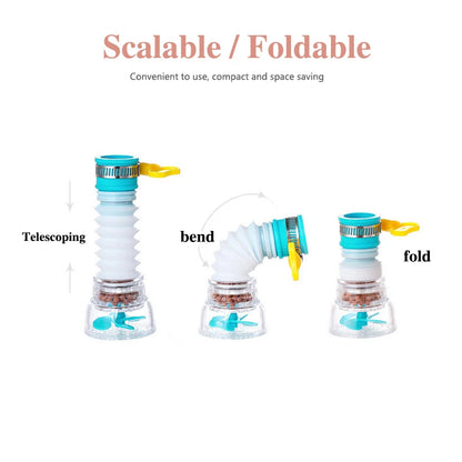 Universal 360° Rotating Faucet Aerator Swivel Water Saving Nozzle Kitchen Sink Faucet Attachment Accessories