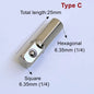 6.35mm 1/4" Micro Bit Adaptor  Insert Bit adapter to System 4mm Screwdriver Holder - Strong Magnetic