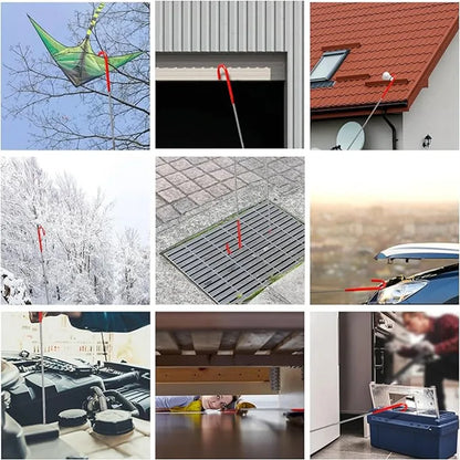 21/18PCS Car Door Tool Kit Inflatable Air Pump Auto Window Door Opening Tool Long Reach Grabber Kits with Carrying Bag