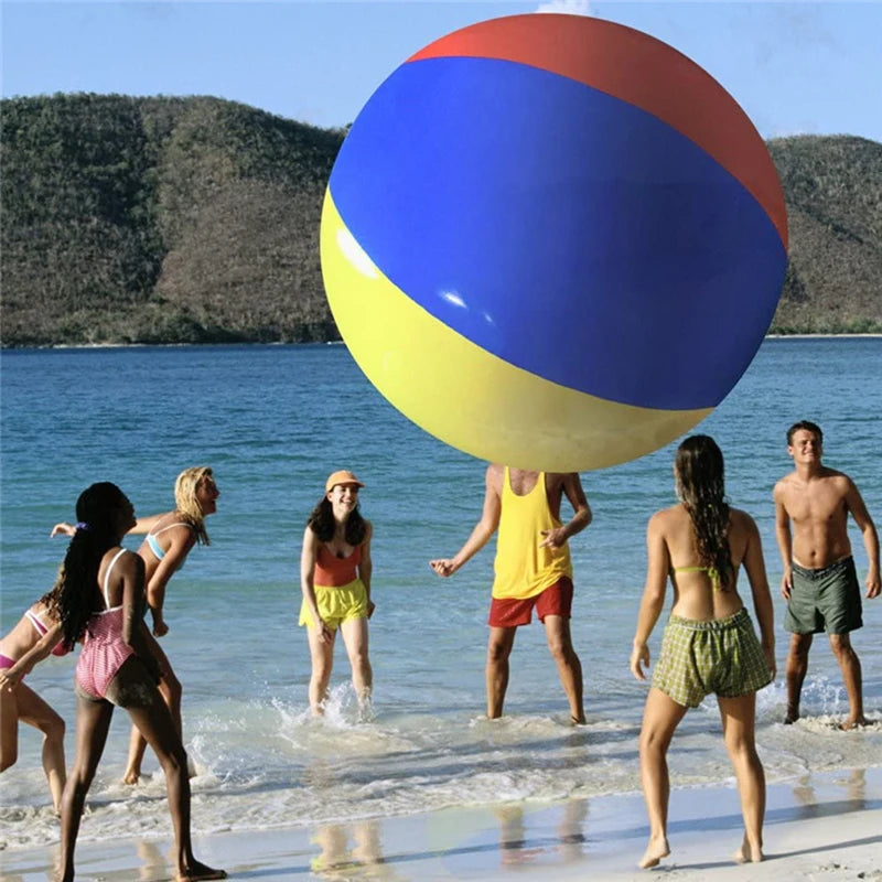 2025 nuevos juguetes divertidos piscina inflable gigante playa pelota deportiva de PVC engrosada juegos acuáticos al aire libre juguete de fiesta regalos de cumpleaños para niños