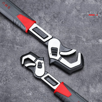 8/10inch Universal Multifunctional Self-Locking Wrench Fast Adjustable Wrench Car Repair Wrench Plumber Multi Hand Tool