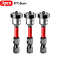 Magnetic Positioning S2 Screwdriver Bit,Drywall Screw for Plasterboard Gypsum Board Locating,1/4" Hex Shank Screw Batch Head PH2