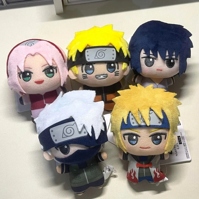 Nuevo Llavero de Peluche de Anime Naruto, Muñeco de Algodón de Haruno Sakura, Kawaii Shippuden, Sasuke, Kakashi, Colgante para Bolsa, Regalos Creativos para Fans