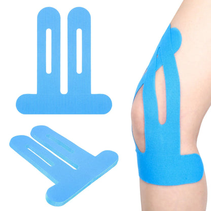 10PCS Kinesiology Tape for Knees, Waterproof & Elastic, Breathable Knee Tape, Athletic Tape Provide Support & Stability for Running