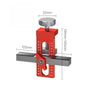 2 in 1 Cabinet Door Installation Positioner, 6/8/10mm Rebounder Punching Mounting Jig for Wardrobe Cabinet Door Panel Installation
