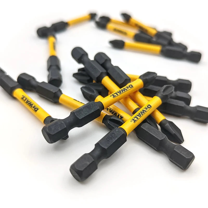 DEWALT Magnetic Impact Driver Bit Set PH2 Pivoting Bits Holder Extend 1/4" 6.35mm Hex Shank Electric Drill Accessories