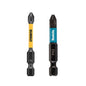 Impact Bits PH2 50/57mm DEWALT Makita BOSCH Milwaukee 2PCS Set Mixed Type HSS Carpentry Drill Durable Power Tool Accessories