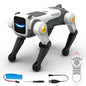 Perro Robot Mágico con IA, Control por Voz a través de Control Remoto de 2.4GHz, Programación Inteligente, Luces en los Ojos, para Niños y Entusiastas de la Tecnología