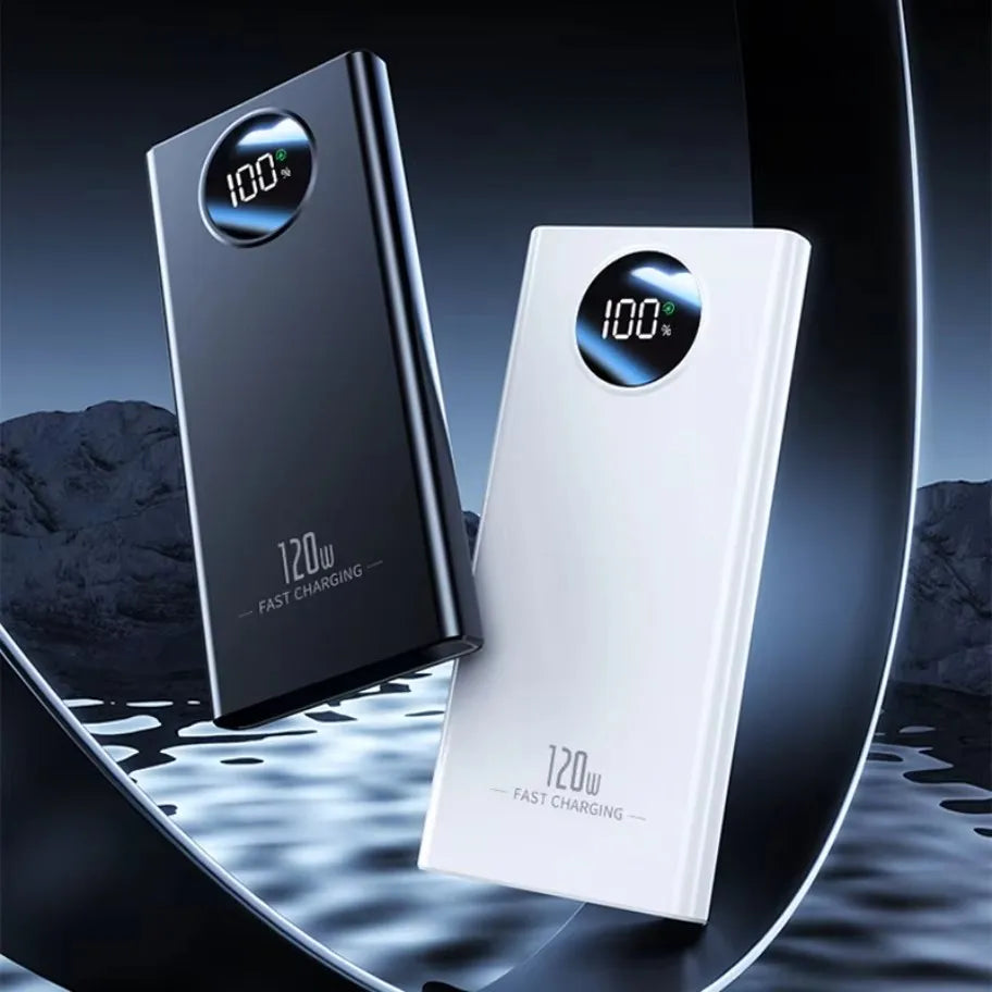 120W 80000mah Power BankSuper Fast Charging  Ultralarge Capacity For Mobile Power External Battery For Iphone Xiaomi Samsung