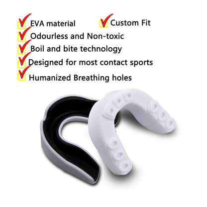 4pcs Adult Boxing Mouth Guard Boxing Gum Shield Fighting Training Tooth Protection Fit Adult Sports Mouthguard Sport Mouthguard