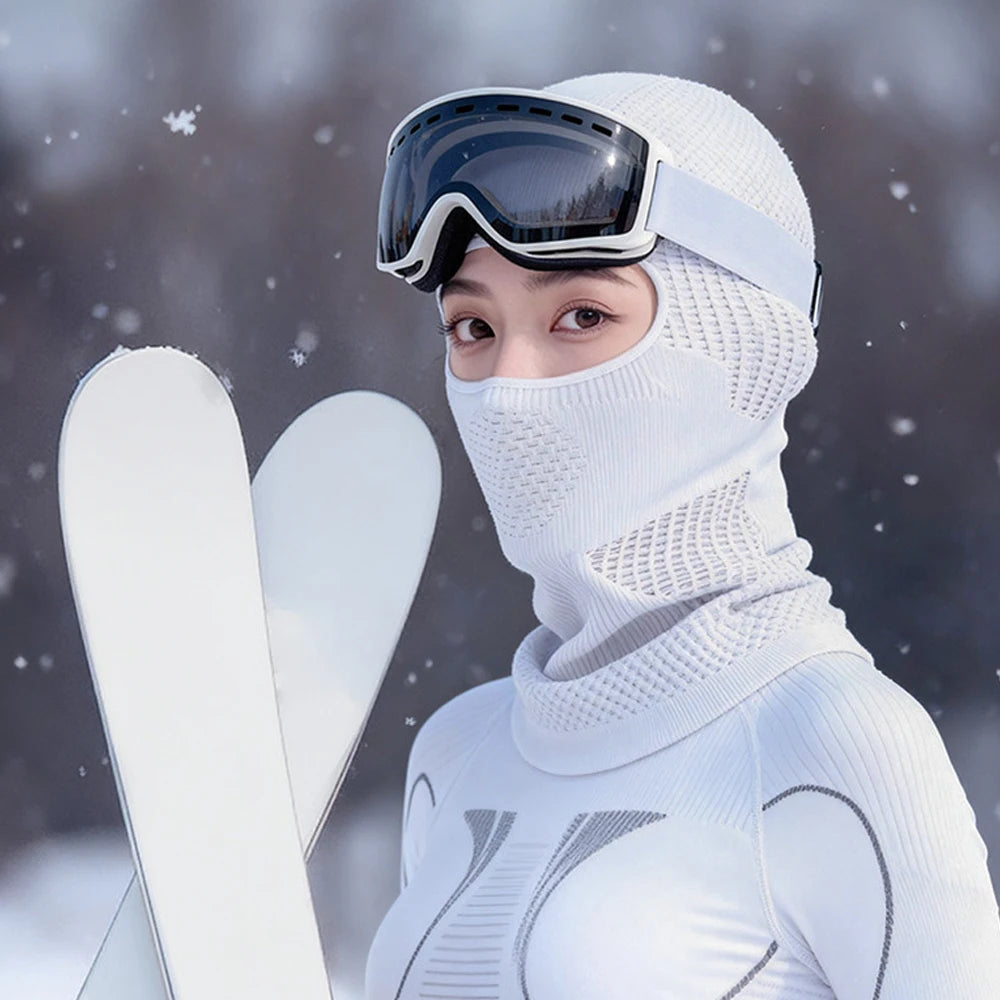 Winter Warm Balaclava Hat Unisex Elastic Breathable Cycling Full Face Mask Men Women Outdoor Sports Running Hiking Skiing Mask