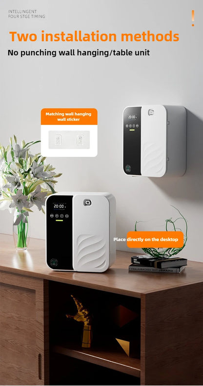 500ml Smart Aroma Diffuser - Bluetooth, Auto Spray, 1000m³ Coverage & Odor Elimination for Home/Commercial (Hotel/Bar/Spa)