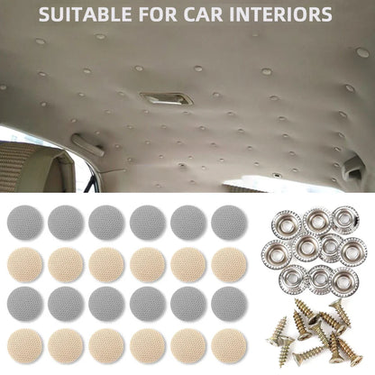 Car Interior Roof Fixing Buckles Screw Set Headliner Cloth Fabric Rivets Retainer Buckle Fastener Auto Accessories