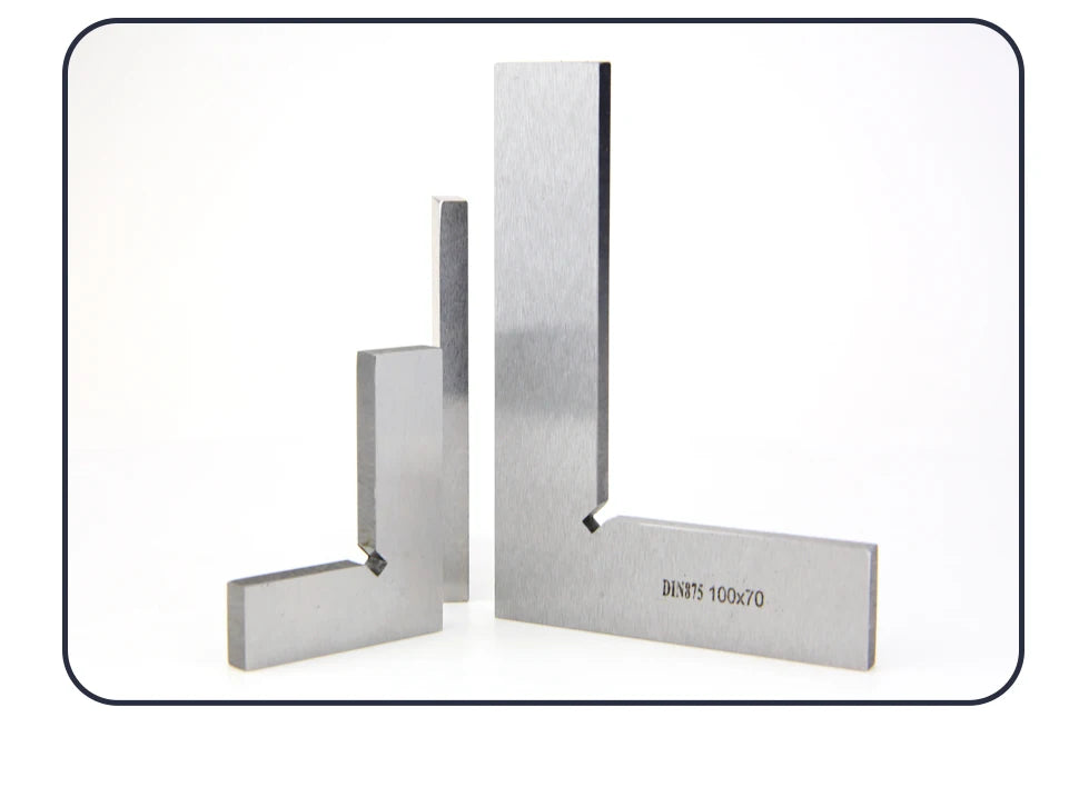 90 Degree Flat Edge Square Ruler Carpentry Square Metal Angle Measuring Tool Multi Carpentry Square Woodworking Tools Try Square