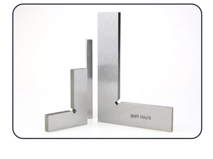 90 Degree Flat Edge Square Ruler Carpentry Square Metal Angle Measuring Tool Multi Carpentry Square Woodworking Tools Try Square