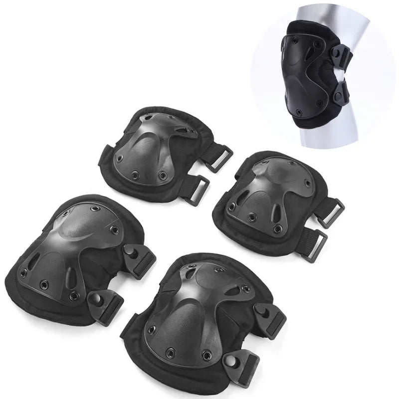 Outdoor Tactical Protective Gear Knee Pads Elbow Pads For Outdoor Cycling Mountaineering And Hiking Protection Sports