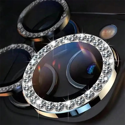 Diamond Camera Lens Protector Ring Cover For Samsung Galaxy S25 Ultra 5G S24 Plus S23 S25 FE S22 Tempered Glass Protective Film