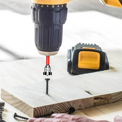 Magnetic Positioning S2 Screwdriver Bit,Drywall Screw for Plasterboard Gypsum Board Locating,1/4" Hex Shank Screw Batch Head PH2
