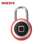 Smart Fingerprint Padlock 0.5s Unlock IP55 Waterproof Type-C Rechargeable for Luggage, Gym, Office, Zinc Alloy Anti-Theft Lock