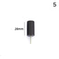Black Ebony Wood Leather Burnisher Polished Rods, Leather Craft Edge Slicker Tool, Electric Polished Tip Head DIY Rotary Sets