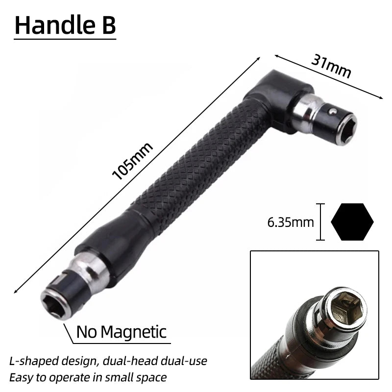 Torx Screwdriver Bit Set Tamper Proof Security Drill Bits 25mm Long Magnetic Flat Head 1/4” Hex Screw Driver Hand Tools T5-T40