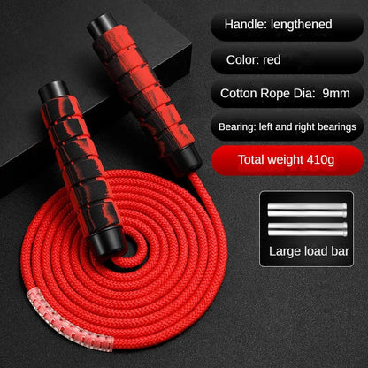 Jump Rope CrossFit Boxing Heavy Skipping Rope Foam Grip Handles for Fitness Workouts Endurance Strength Training