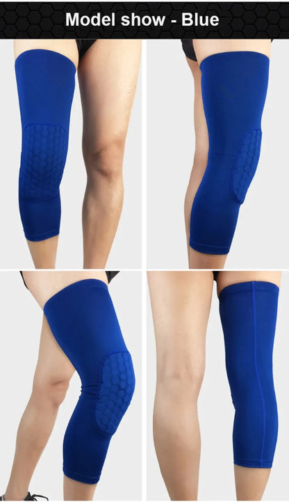 1PC Sports Knee Pads Compression Brace Volleyball Basketball Knee Pad for Gym Training Knee Support Protector Soccer Shin Guards