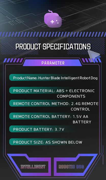 Jjrc Nuevo Perro Robot Interactivo Inteligente con Control Remoto, Canta, Baila y Programable, Mascota Electrónica, Juguete Transfronterizo