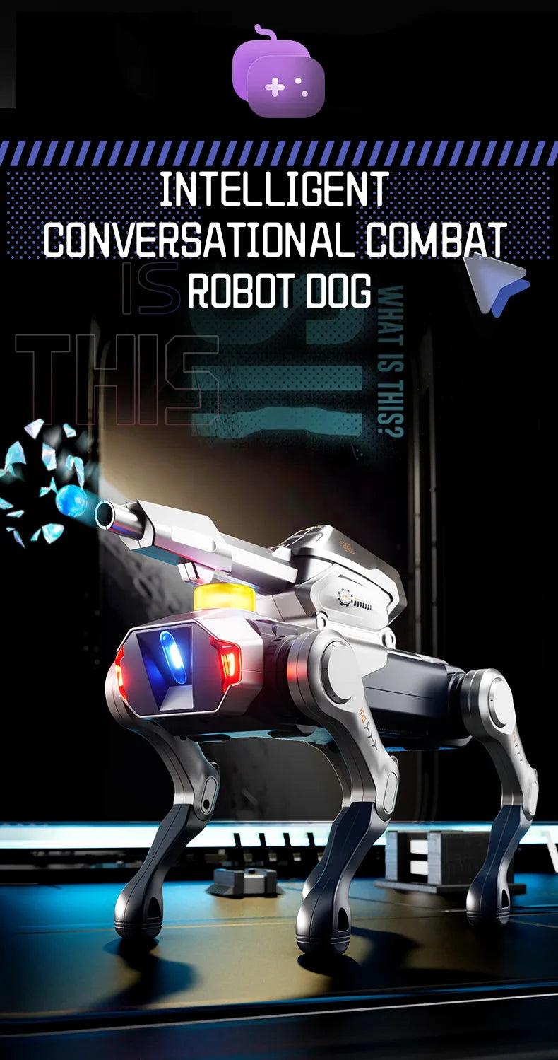 Jjrc Nuevo Perro Robot Interactivo Inteligente con Control Remoto, Canta, Baila y Programable, Mascota Electrónica, Juguete Transfronterizo