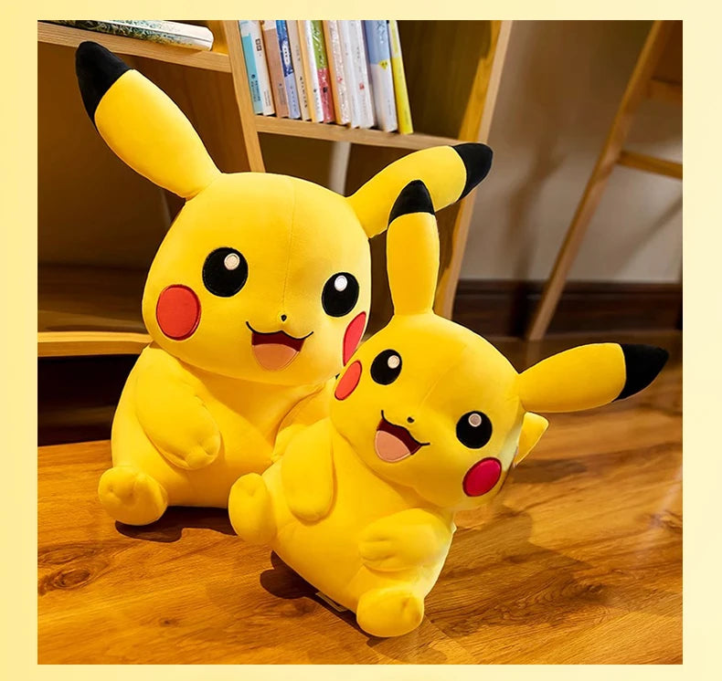 Pokemon Kawaii Pikachu lindos juguetes de peluche de alta calidad Anime tiro almohada cumpleaños regalo de Navidad para niños amigos niños niñas