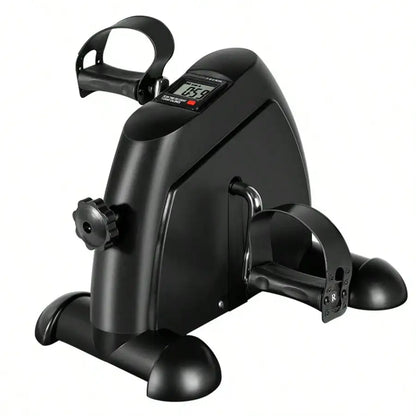 Mini Exercise Bike, Under Desk Bike Pedal Exerciser Portable Foot Cycle Arm & Leg Peddler Machine With LCD Screen Displays
