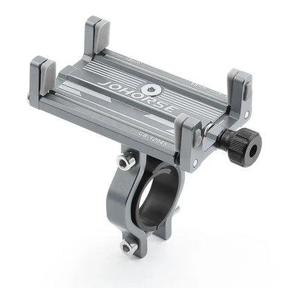 CNC Four-Claw Bike Phone Holder, Scalable Aluminum Alloy Bracket for Motorcycle and Electric Bicycle Smartphone Mount