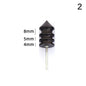 Black Ebony Wood Leather Burnisher Polished Rods, Leather Craft Edge Slicker Tool, Electric Polished Tip Head DIY Rotary Sets